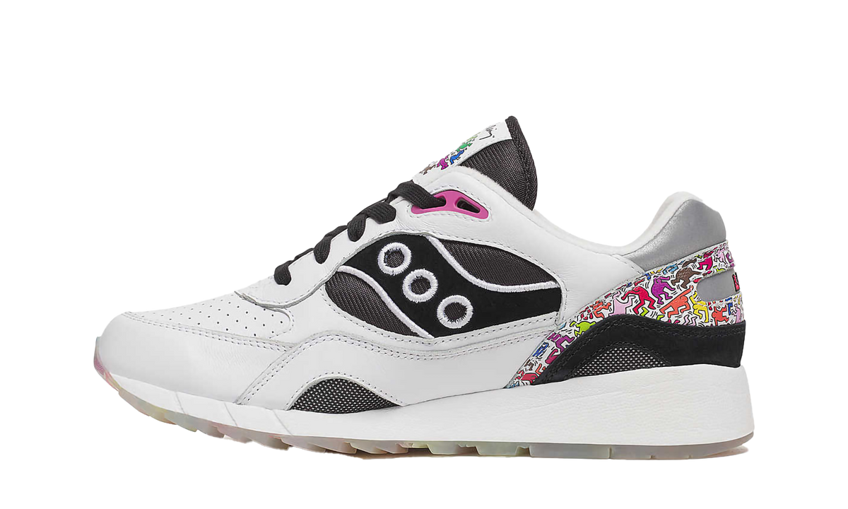 Overkicks - Saucony Shadow 6000 Keith Haring Love (S70973-1) - vista lateral