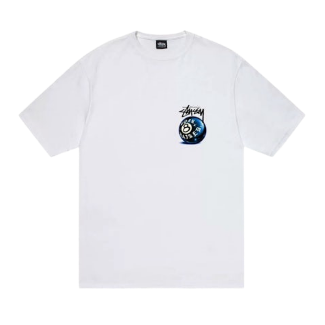 Overkicks - Stussy Born X Raised 8 Ball Tee White (STUSSY-BORN-X-RAISED-8-BALL-TEE-WHITE) - imagen 2