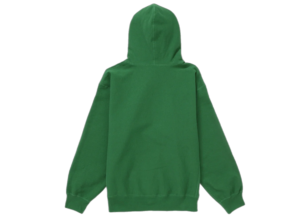Overkicks - Supreme Box Logo Hooded Sweatshirt (FW24) Green