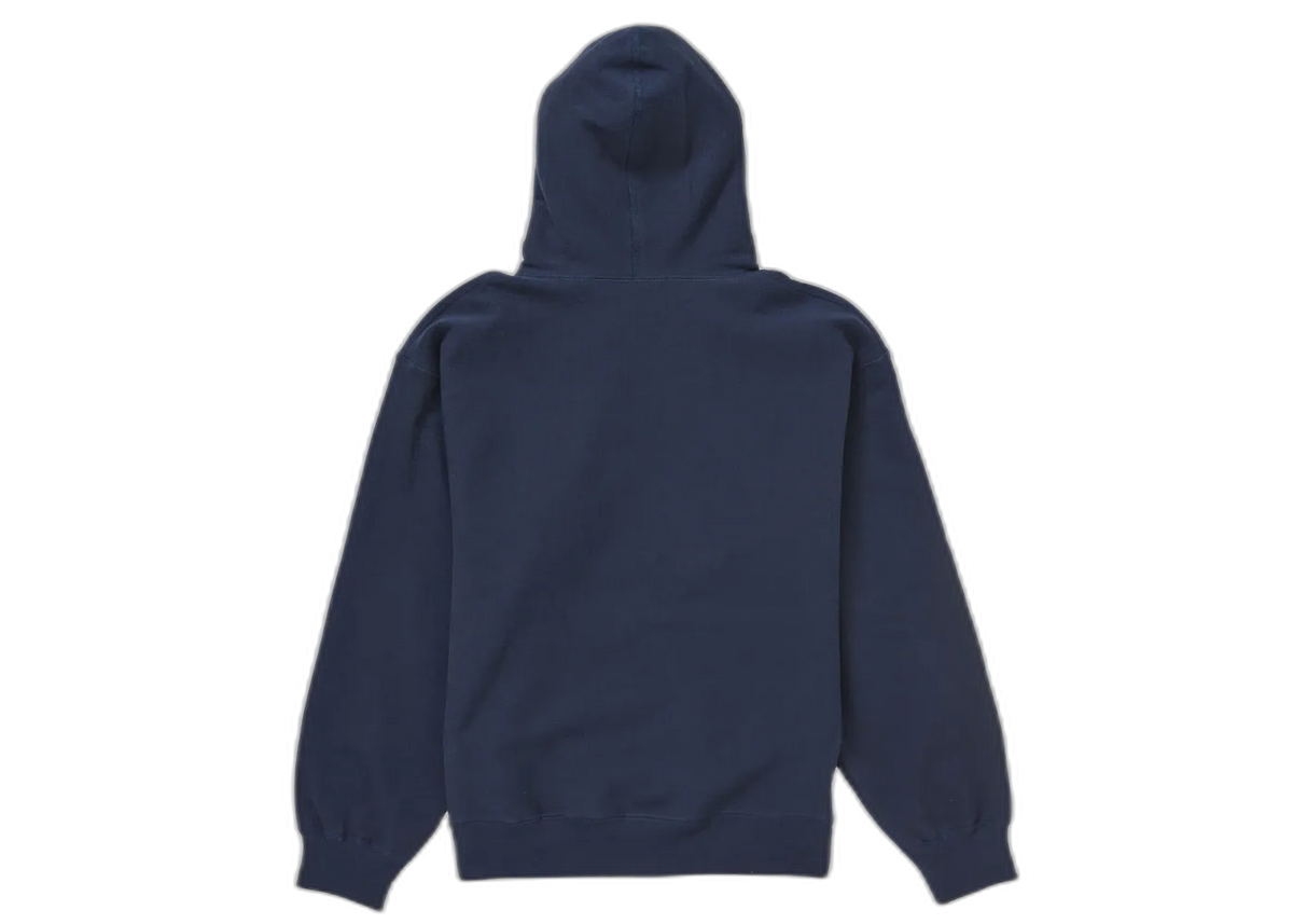Overkicks - Supreme Box Logo Hooded Sweatshirt (FW24) Navy
