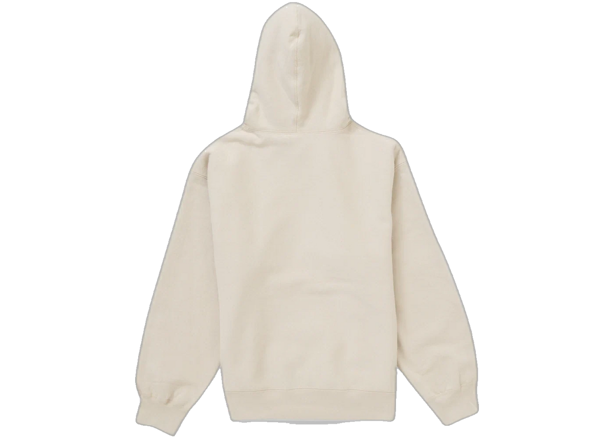 Overkicks - Supreme Box Logo Hooded Sweatshirt (FW24) Stone