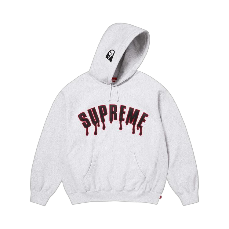 Overkicks - Supreme Ghostface Arc Hooded Sweatshirt Ash Grey