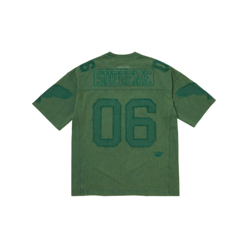 Overkicks - Supreme MM6 Maison Margiela Cotton Football Jersey Green (SUPREME-MM6-MAISON-MARGIELA-COTTON-FOOTBALL-JERSEY-GREEN) - imagen 2