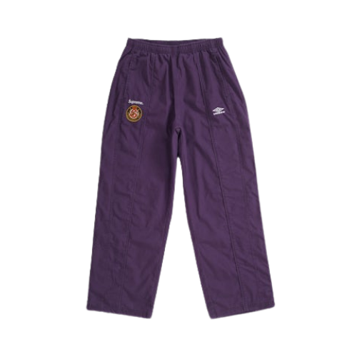 Overkicks - Supreme Umbro Cotton Ripstop Track Pant (SS26) Plum (SUPREME-UMBRO-COTTON-RIPSTOP-TRACK-PANT-SS26-PLUM) - vista frontal