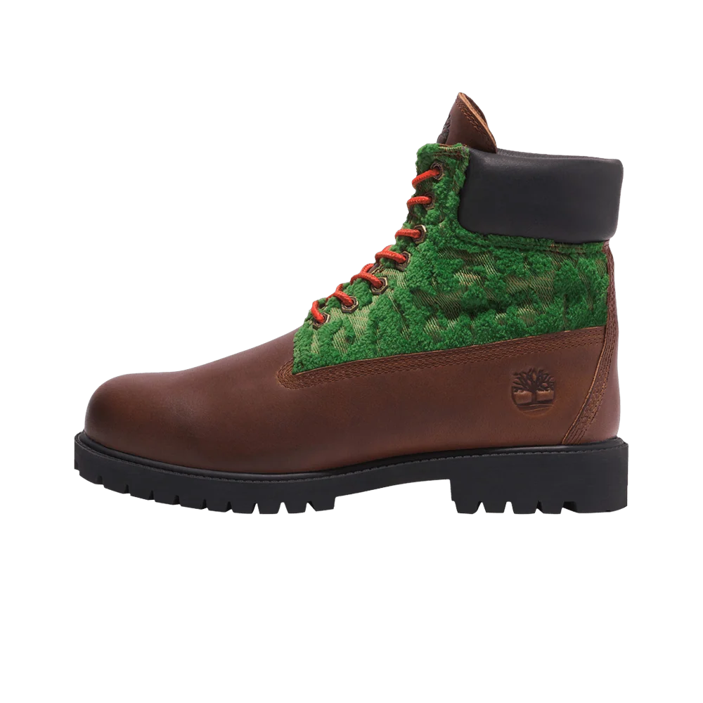 Overkicks - Timberland 6" Heritage Premium Waterproof Boot Black Pioneers (TB0A2NU3-EM4) - vista lateral