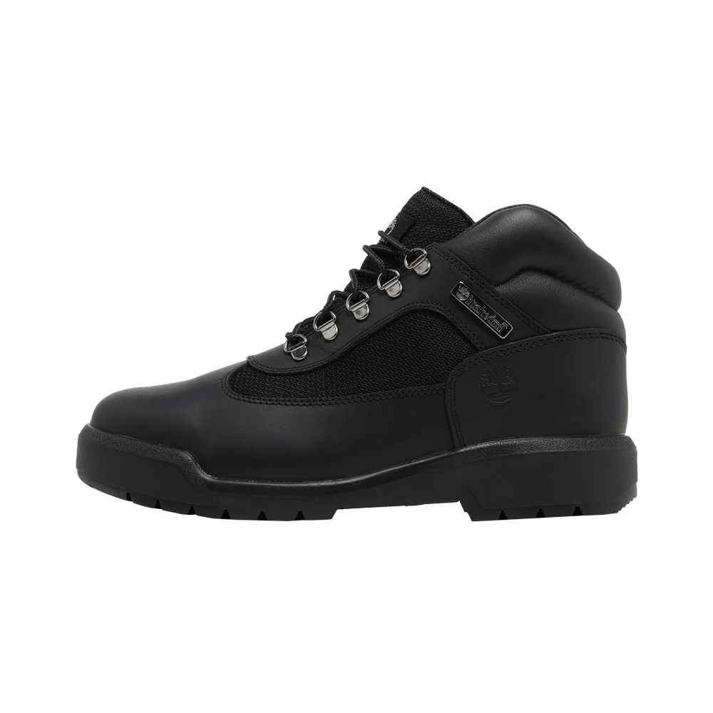 Overkicks - Timberland Field Boot Mid Lace Up Waterproof Black (TB0A17KY-001) - vista lateral