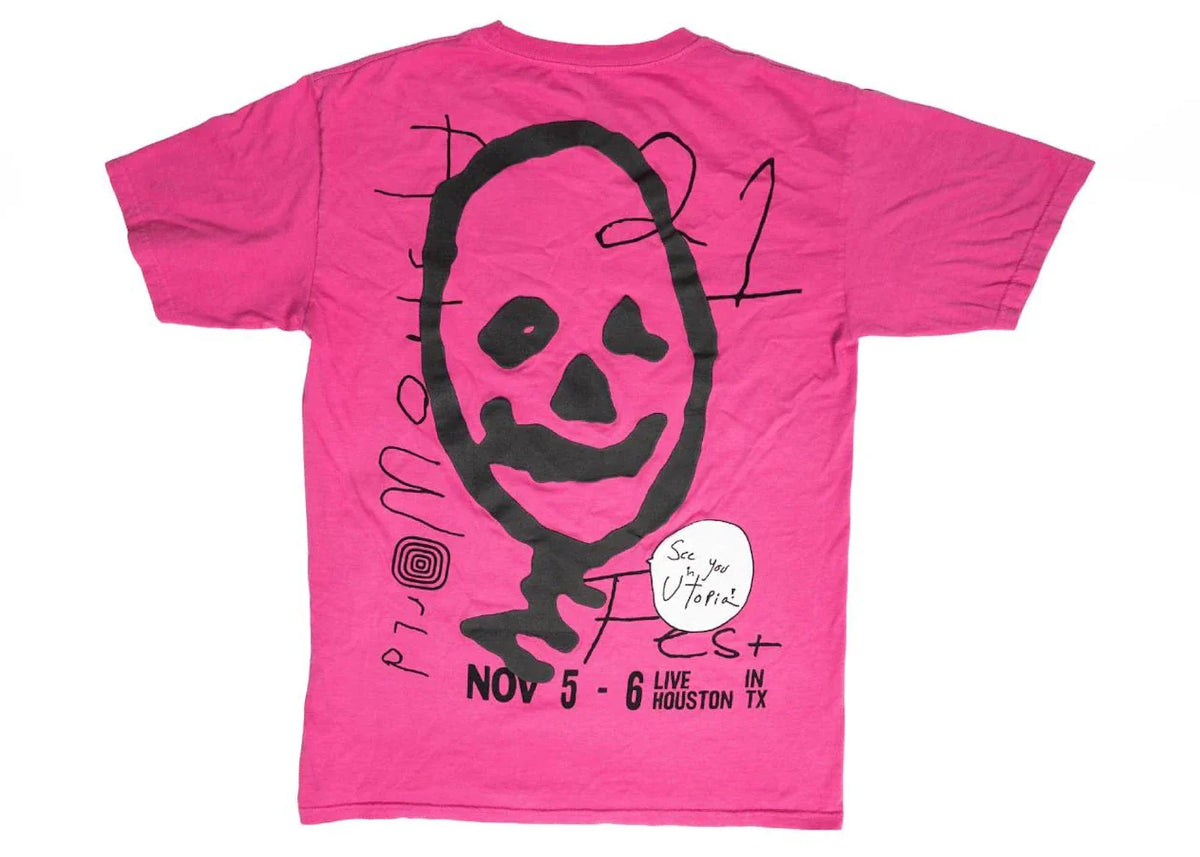 Overkicks - Travis Scott Other Side T-shirt Pink (TRAVIS-SCOTT-OTHER-SIDE-T-SHIRT-PINK) - imagen 2