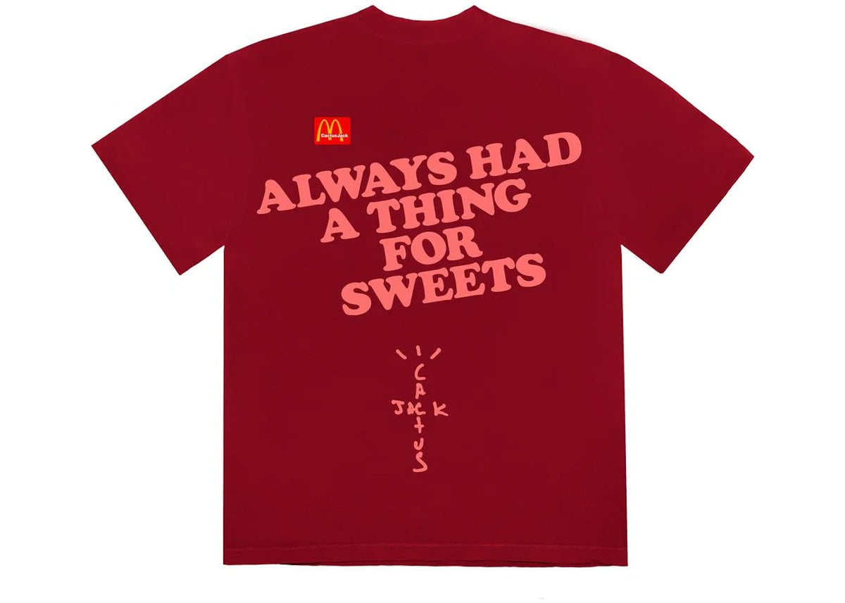 Overkicks - Travis Scott x McDonald's Apple Pie T-Shirt Red (TRAVIS-SCOTT-X-MCDONALDS-APPLE-PIE-T-SHIRT-RED) - imagen 2
