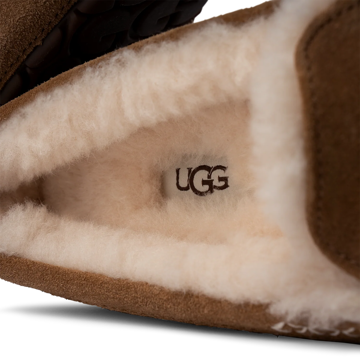 Overkicks - UGG Ansley Slipper Chestnut (Womens) (1106878-CHE) - vista superior