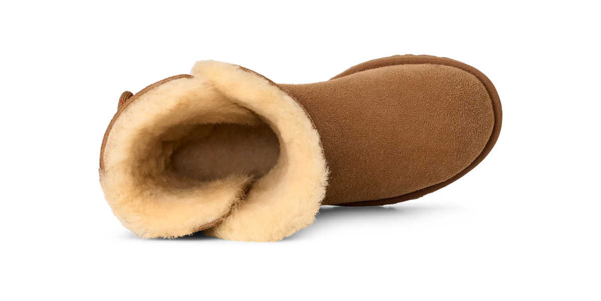 Overkicks - UGG Bailey Tie Boot Chestnut (Womens) (1171530-CHE) - detalle talon