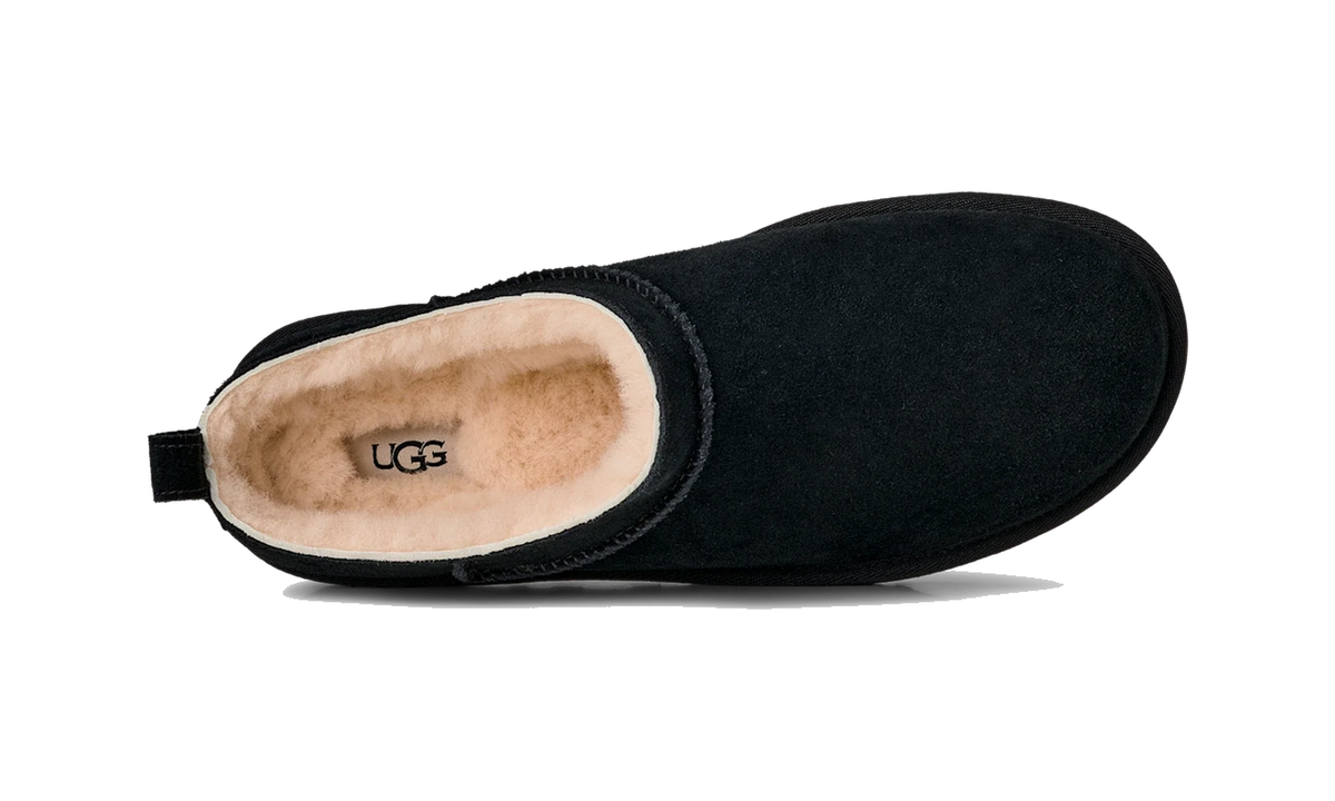 Overkicks - UGG Classic Micro Slipper Black (1180190-BLK) - detalle talon