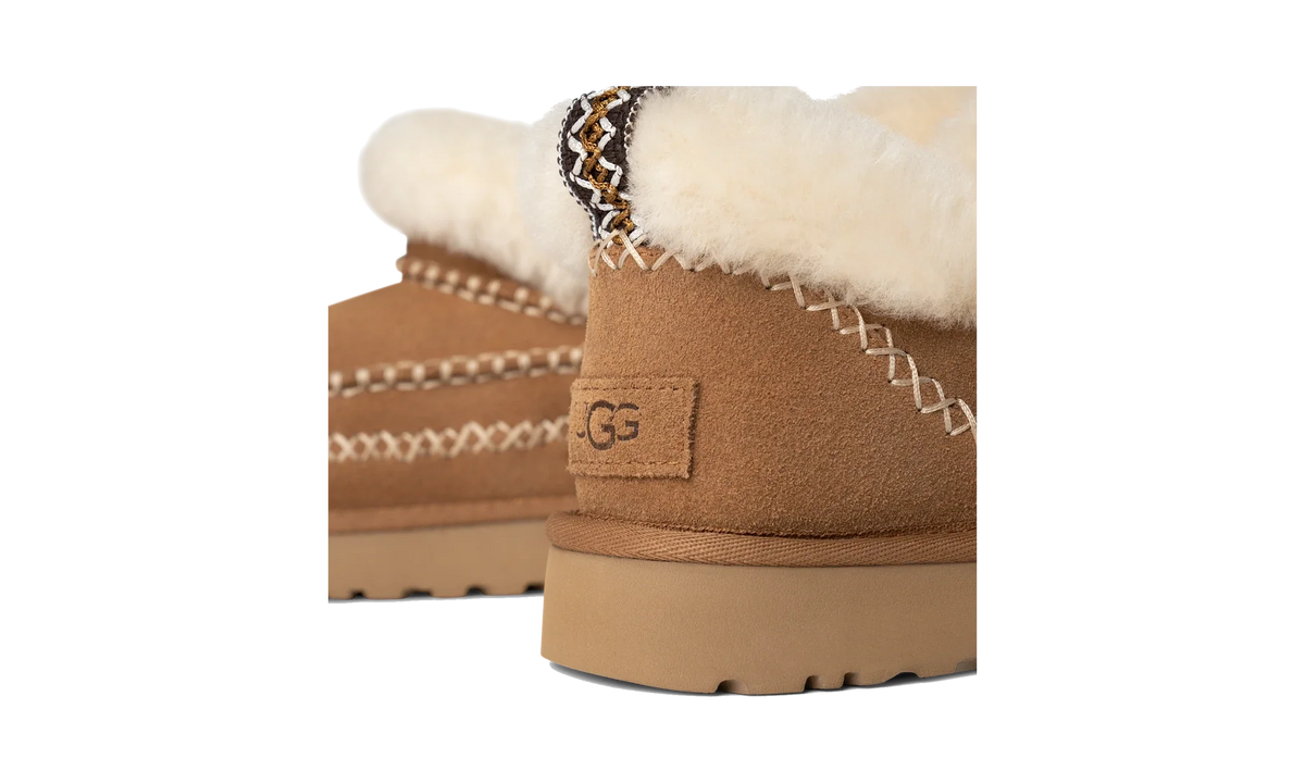 Overkicks - UGG Classic Ultra Mini Alpine Boot Chestnut (Womens) (1158224-CHE) - vista superior