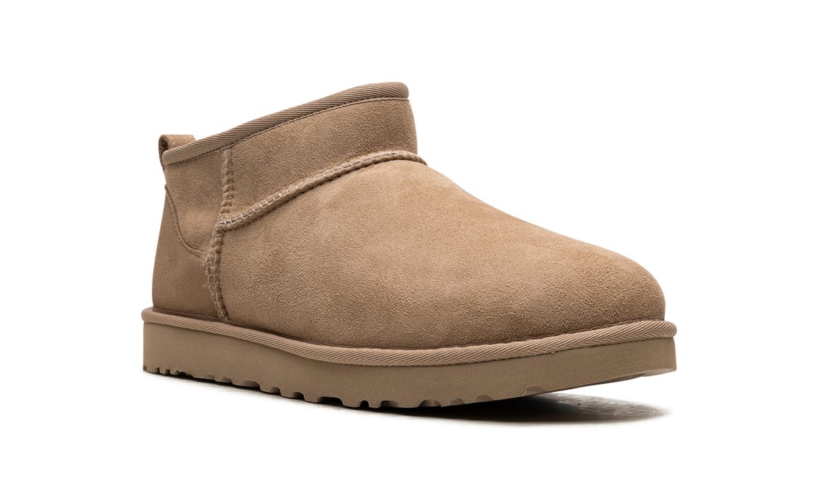Overkicks - UGG Classic Ultra Mini Boot Brown Driftwood (Womens) (1116109-DRI) - detalle lateral interior