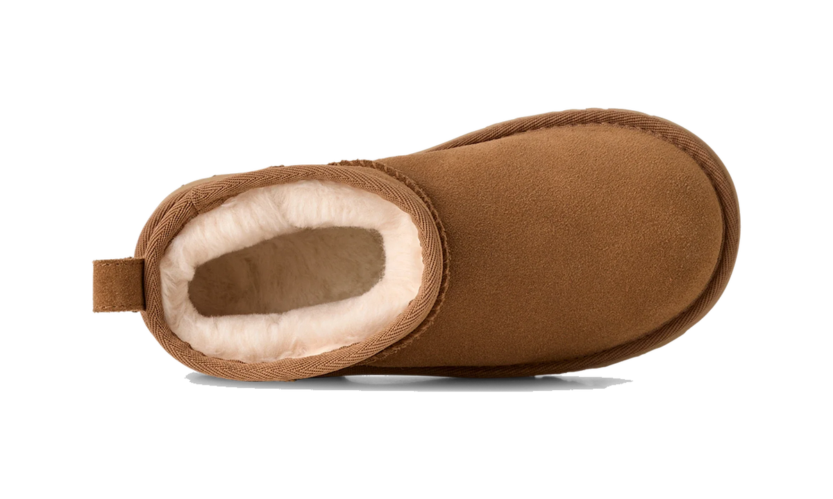 Overkicks - UGG Classic Ultra Mini New Heights Boot Chestnut (Kids) (1157732K-CHE) - imagen 6