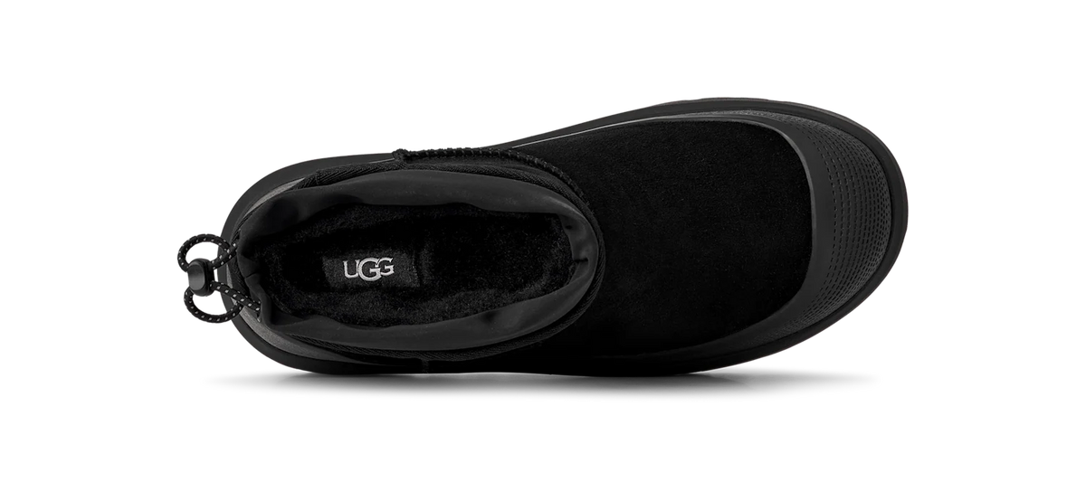 Overkicks - UGG Classic Ultra Mini Weather Hybrid Boot Black (1174196-BBLC) - detalle talon
