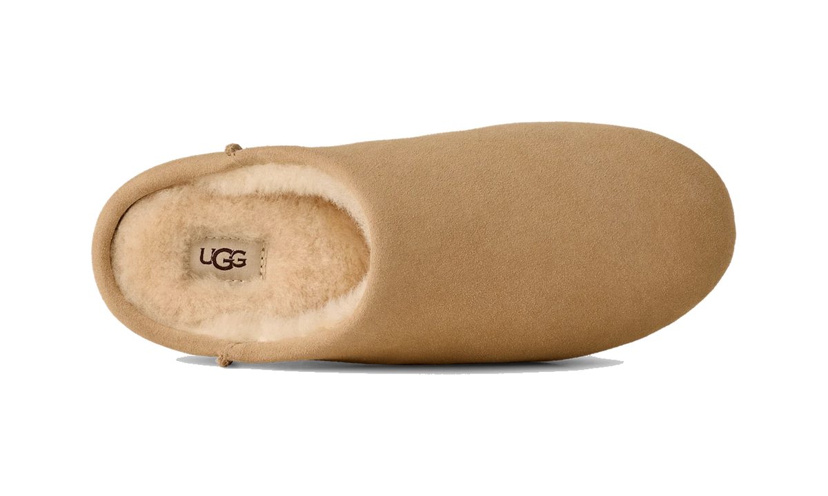 Overkicks - UGG Elea Slip-On Slipper Sand (Womens) (1171390-SAN) - detalle talon