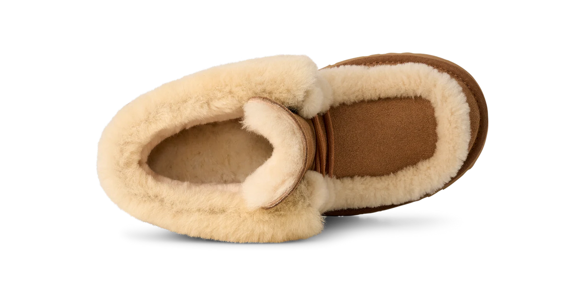 Overkicks - UGG Esmee Lace Up Boot Chestnut (Womens) (1171532-CHE) - detalle talon