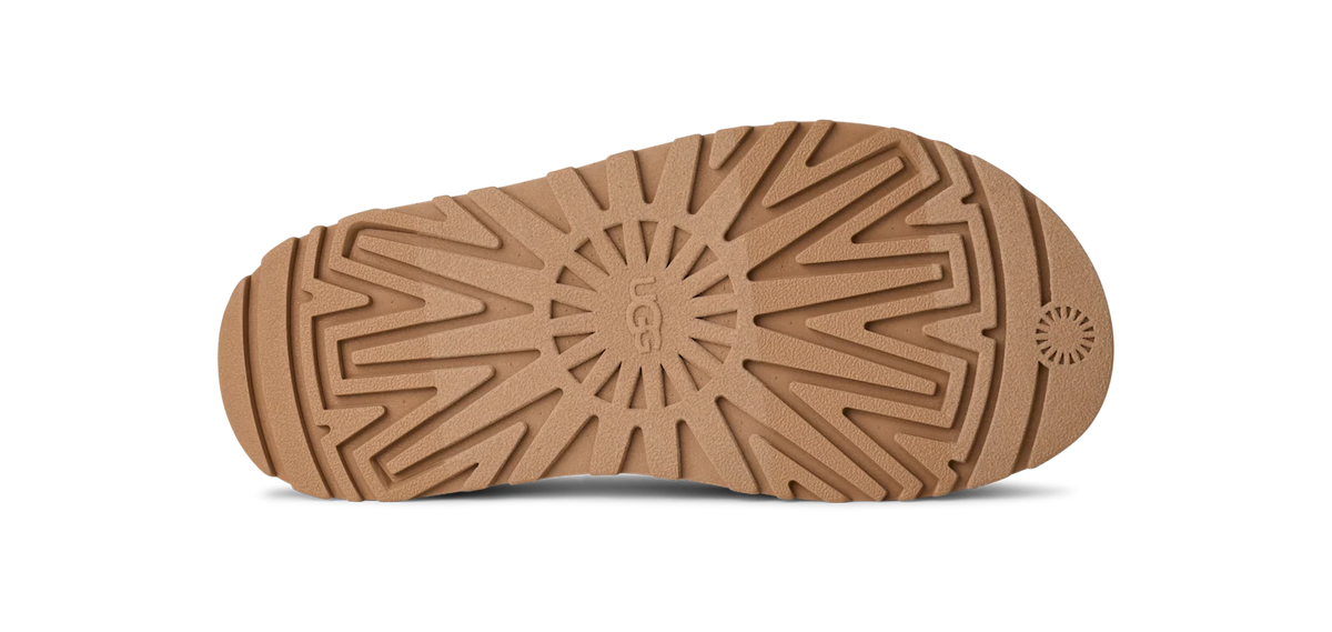 Overkicks - UGG GoldenGlow Slide Dark Sand (Womens) (1167430-DND) - detalle talon