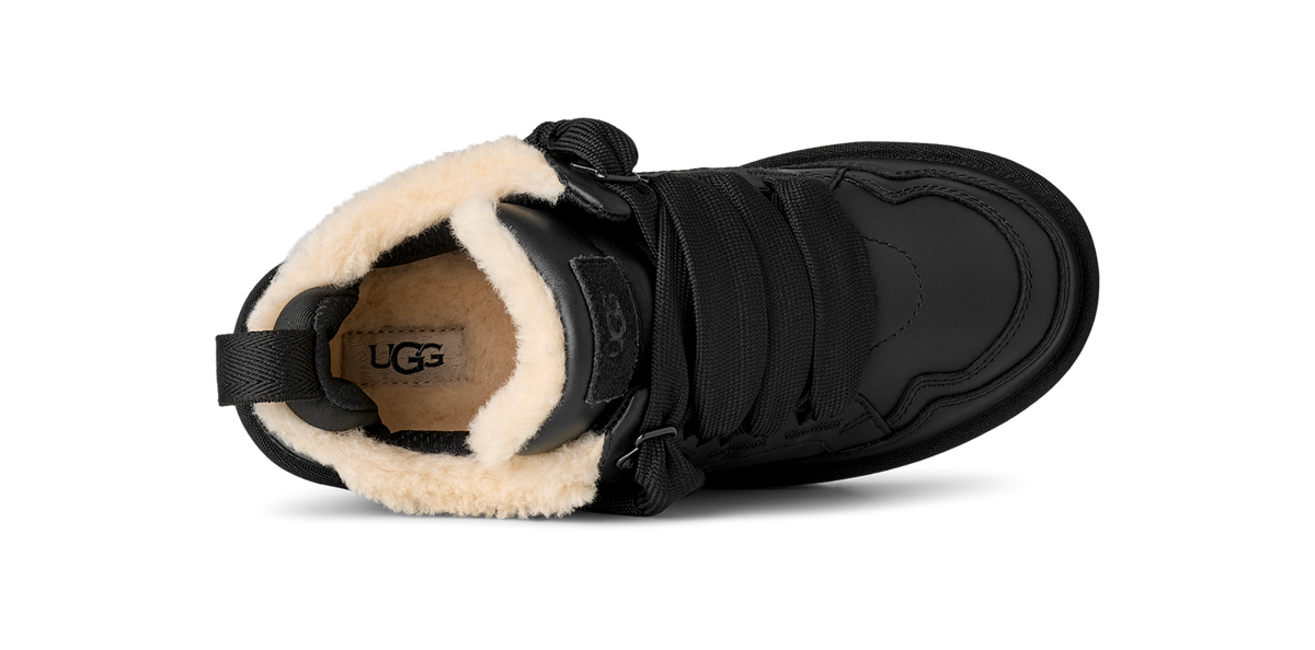 Overkicks - UGG Lowmel Leather Black (1171537-BLK) - vista superior