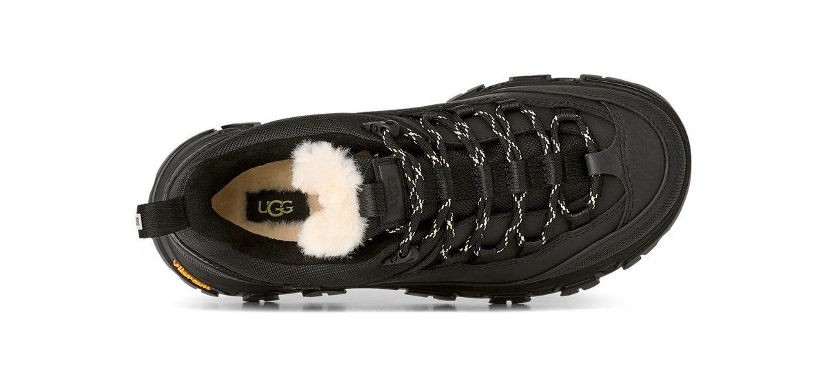 Overkicks - UGG MetroTrek Hiker Black (Womens) (1171434-BLK) - detalle talon