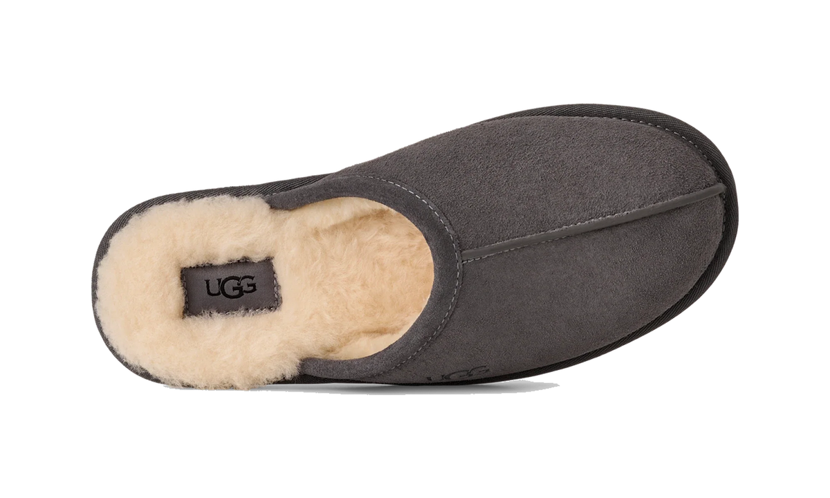 Overkicks - UGG Scuff Slipper Dark Grey (1101111-DGRY) - detalle talon