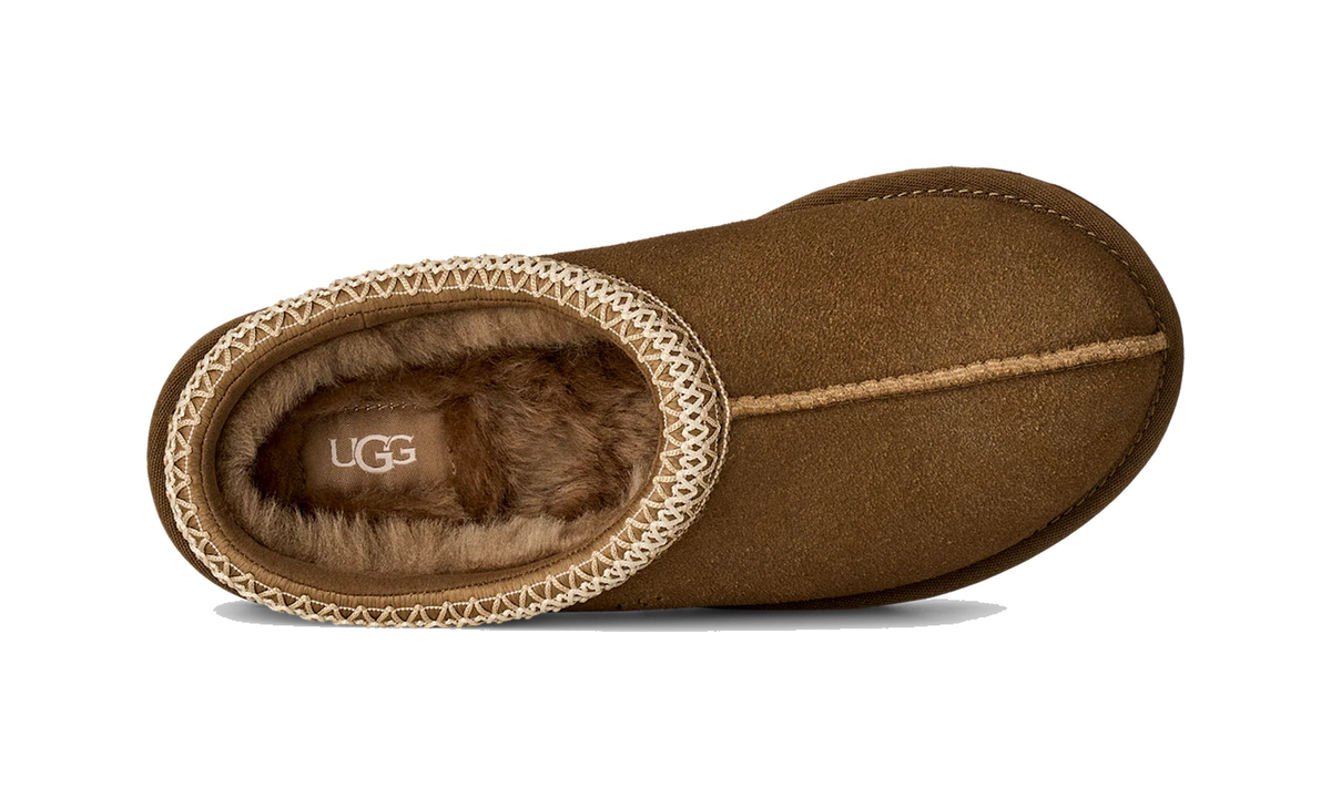 Overkicks - UGG Tasman II Slipper Light Bronze (Womens) (1174470-LBNZ) - detalle talon