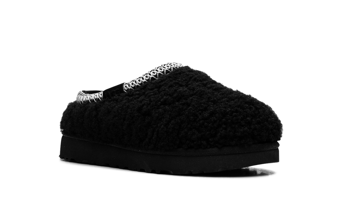 Overkicks - UGG Tasman Maxi Curly Slipper Black (Womens) (1158356-BLK) - detalle lateral interior