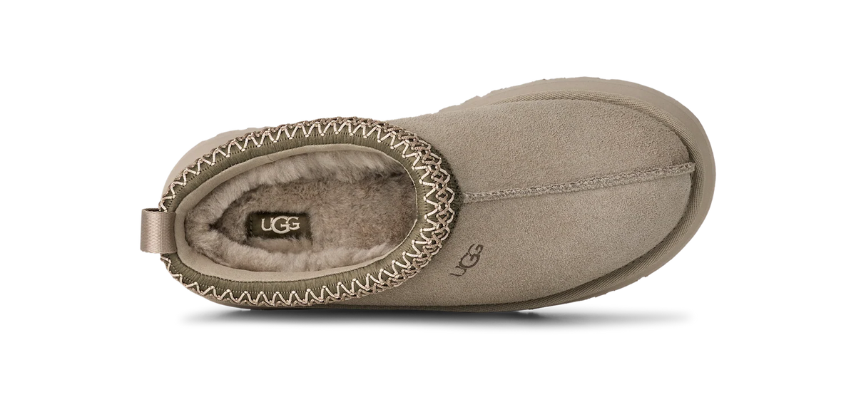 Overkicks - UGG Tazz II Slipper Cobble Grey (Womens) (1174471-CBBLG) - detalle talon