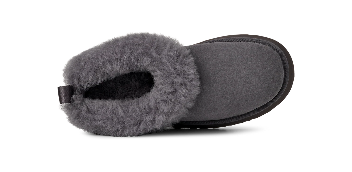 Overkicks - UGG Tazzelle Slipper Obsidian (Womens) (1171393-OBS) - detalle talon