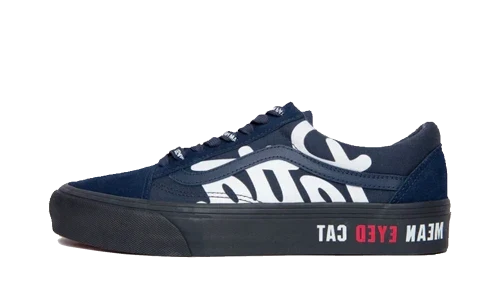 Overkicks - Vans UA Old Skool VLT LX Patta Mean Eyed Cat Salute Navy (VN0A4BVF5X61) - vista lateral