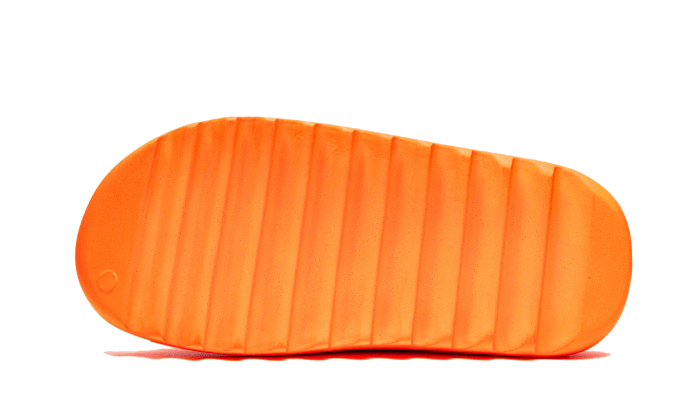 Overkicks - Yeezy Slide Enflame Orange (GZ0953) - detalle suela