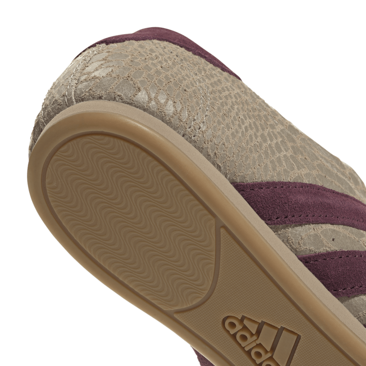 Overkicks - adidas Taekwondo Trace Khaki Maroon (IH4446) - detalle suela