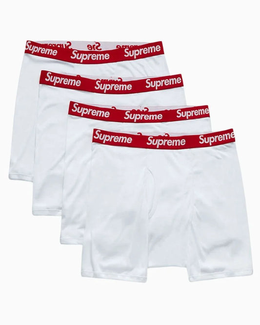 Supreme Boxer (4 Pack) White