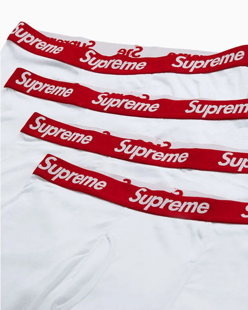 Supreme Boxer (4 Pack) White