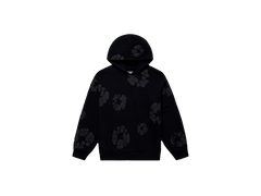 Denim Tears Cotton Wreath Hoodie Black Monochrome