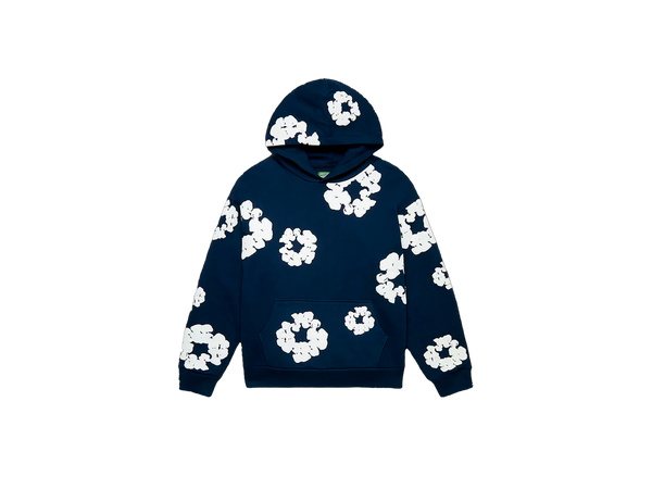 Denim Tears Cotton Wreath Hoodie Navy