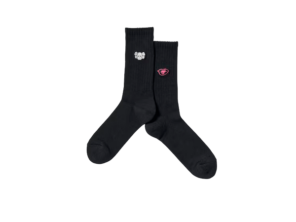 Kaws x Uniqlo Warhol 476519 Socks Black