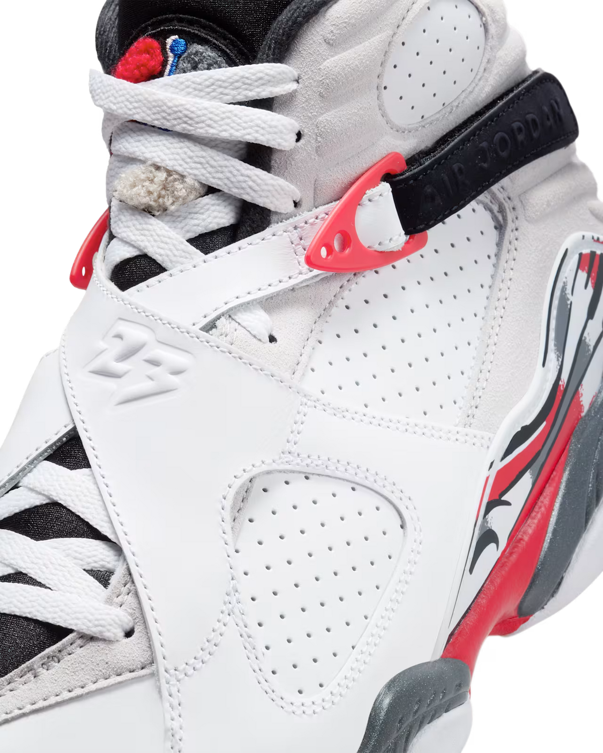 Air Jordan 8 Retro White True Red