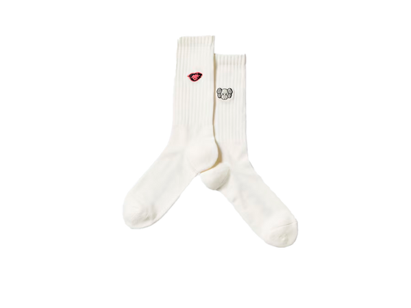 Kaws x Uniqlo Warhol 476519 Socks White