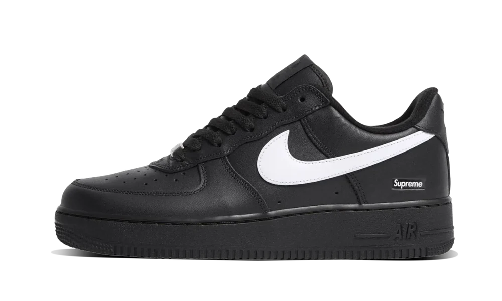 Nike Air Force 1 Low Supreme Black White – Overkicks