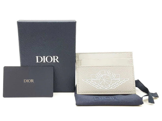 Dior x Jordan Wings Card Holder Grey