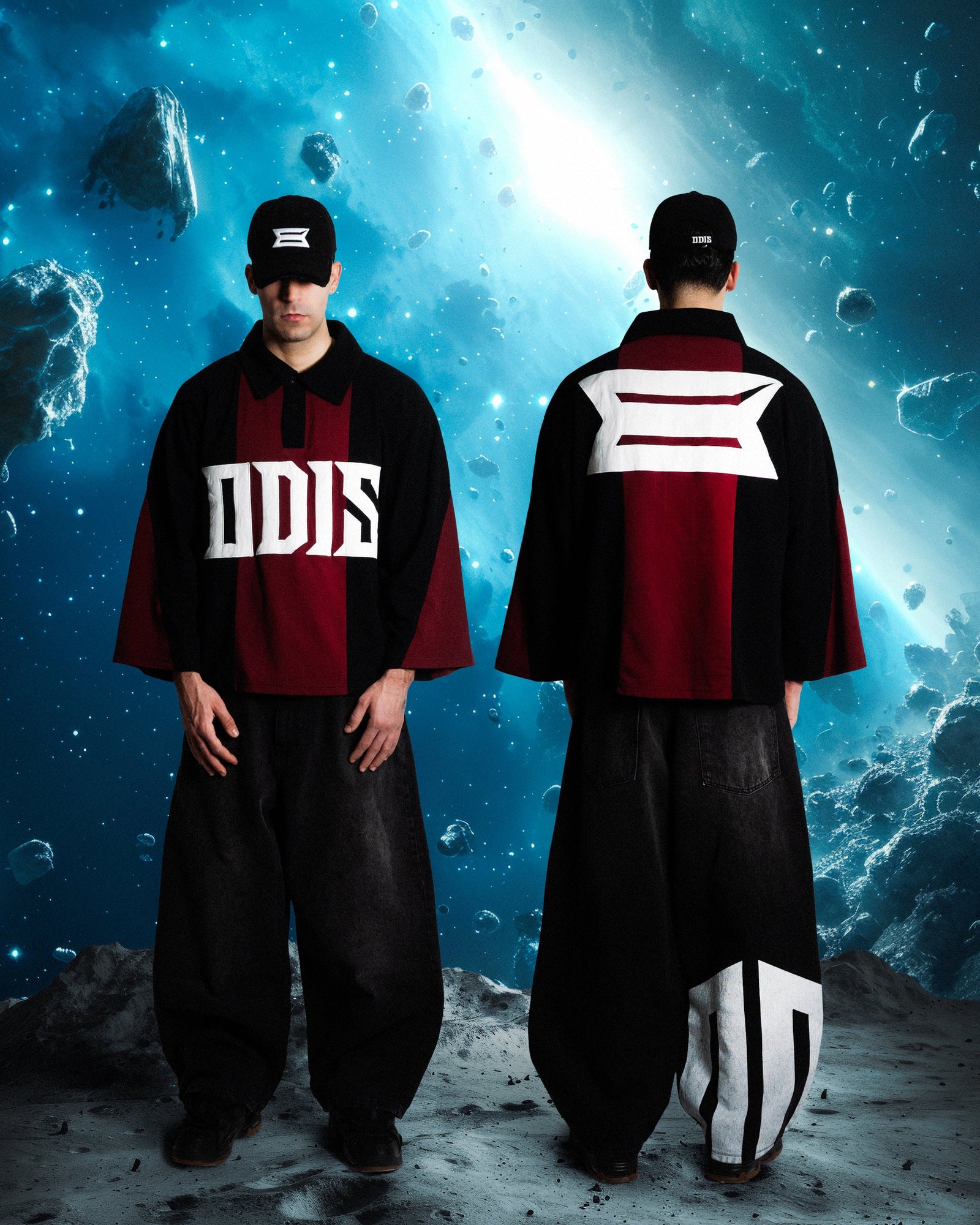 TRACKLINE LONG-SLEEVE POLO