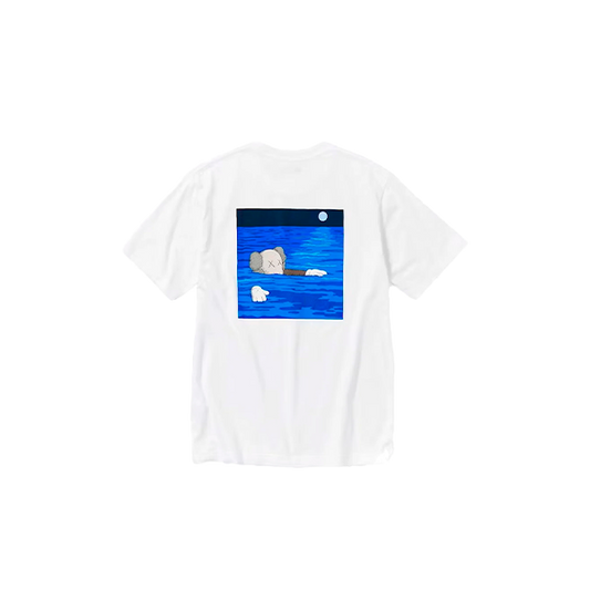 KAWS x Uniqlo UT Short Sleeve Artbook Cover T-shirt Blue