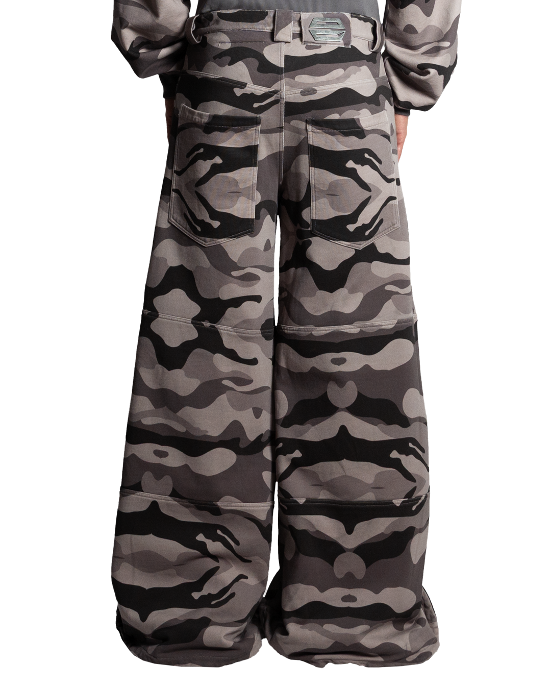 CAMO/DENIM REVERSIBLE PANTS