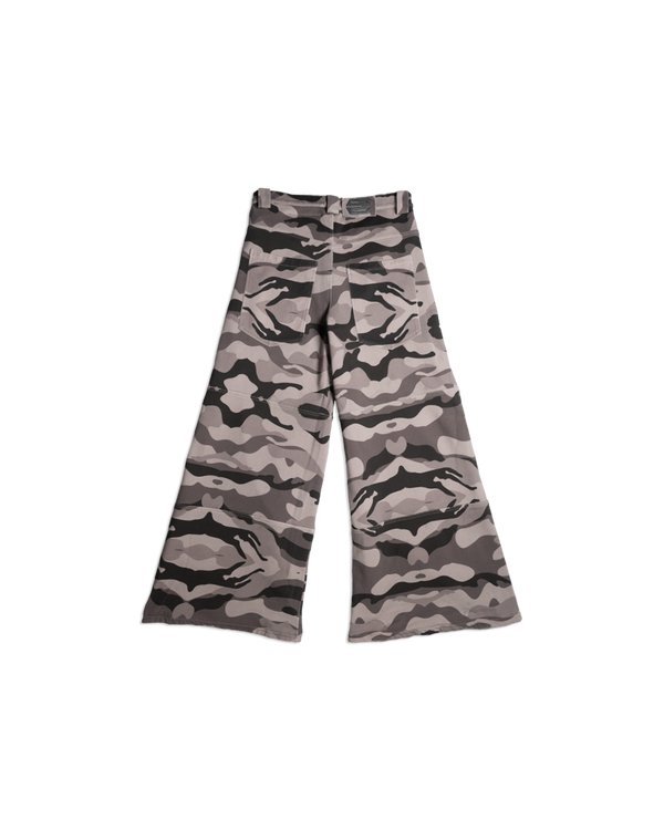 CAMO/DENIM REVERSIBLE PANTS