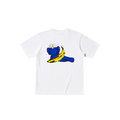 T-shirt bianca con grafica UT 471321 di KAWS x Uniqlo Warhol