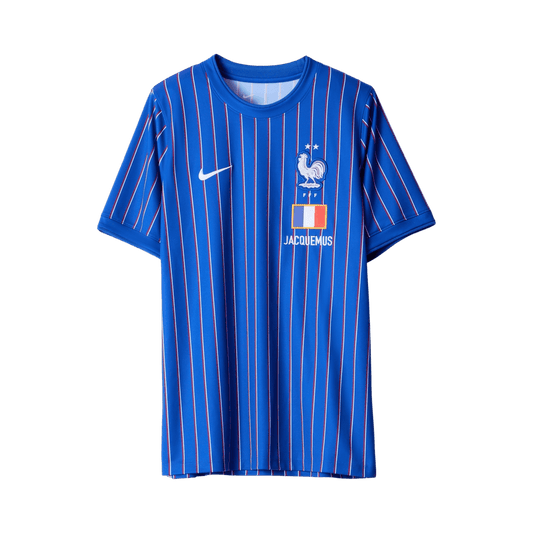 Nike x Jacquemus x France Pre Match Jersey Blue Stripe