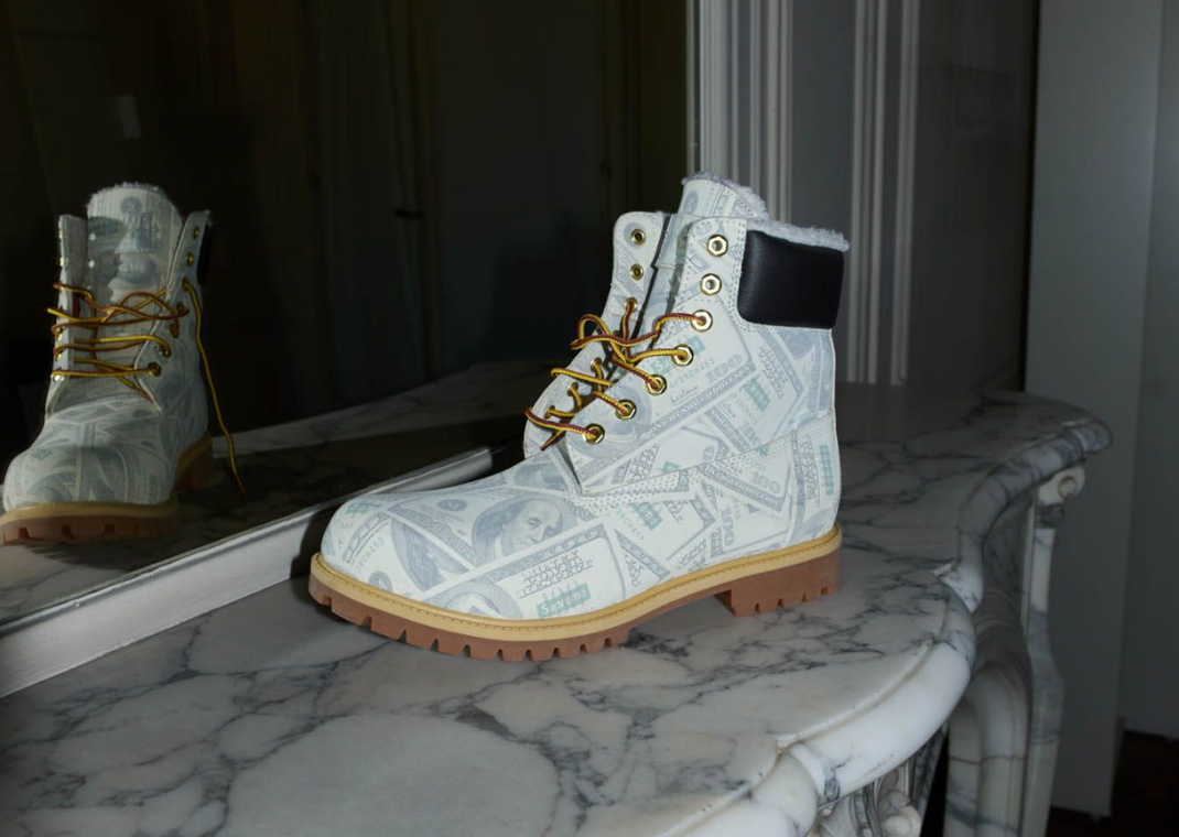 Timberland 6" Premium Waterproof Boot Supreme x MM6 Maison Margiela $100 Bills 1