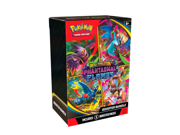 2025 Pokémon Mega Evolution Phantasmal Flames Booster Bundle