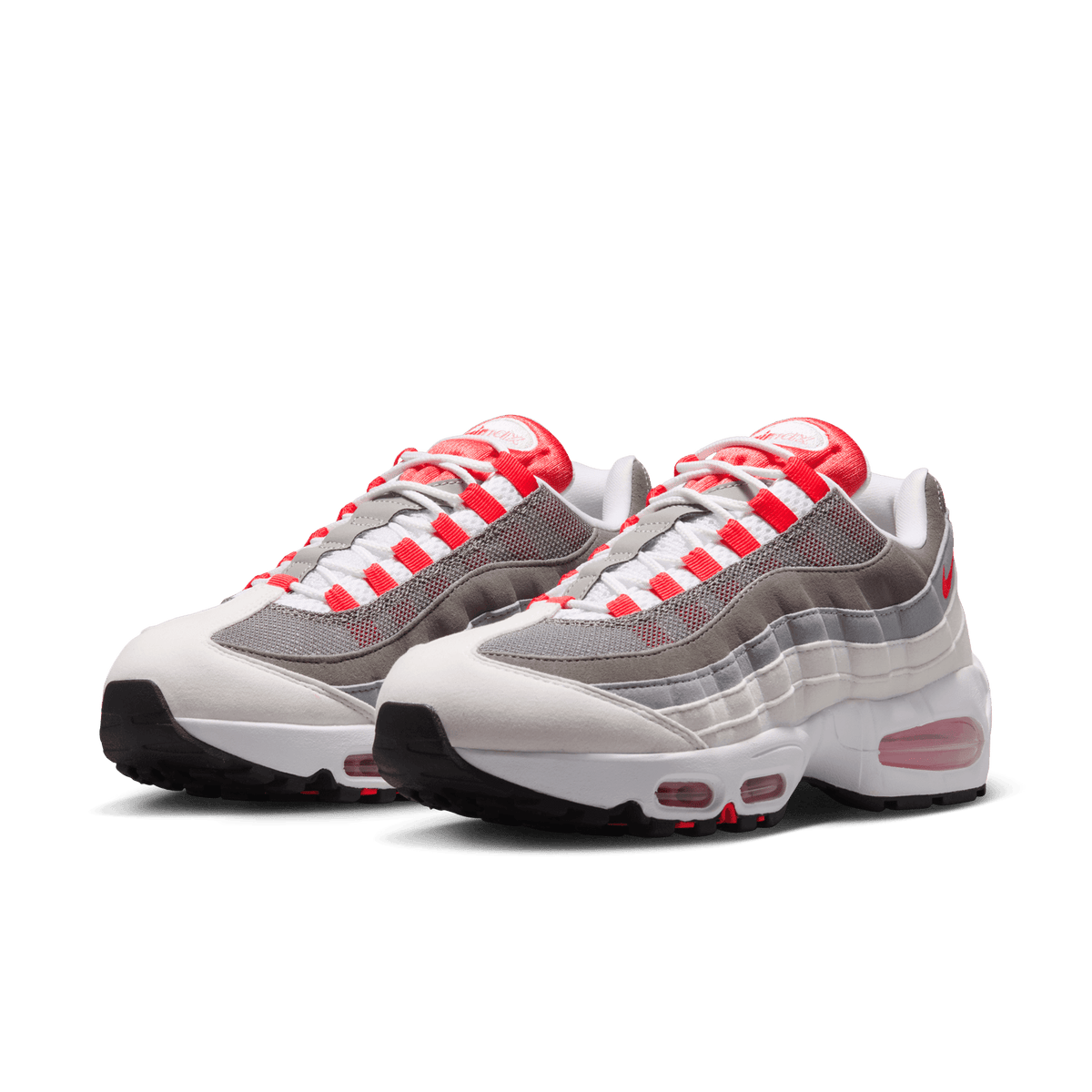 Nike Air Max 95 OG Big Bubble White Light Crimson (Women's) 4